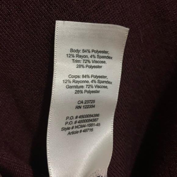 WILFRED Sherbrooke Sweater (maroon) - Picture 6 of 6